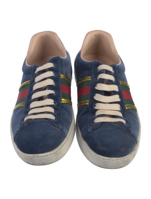 Gucci Sylvie Web Accent Leather Sneakers