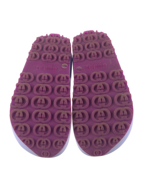 Gucci Interlocking G Logo Rubber Slides