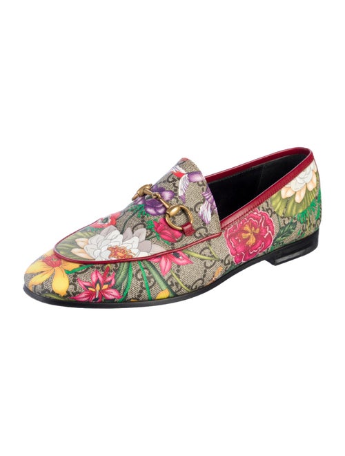 Gucci Flora Print Loafers