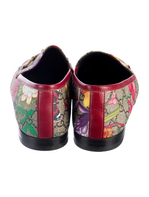 Gucci Flora Print Loafers