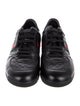 Gucci Web Accent Leather Sneakers