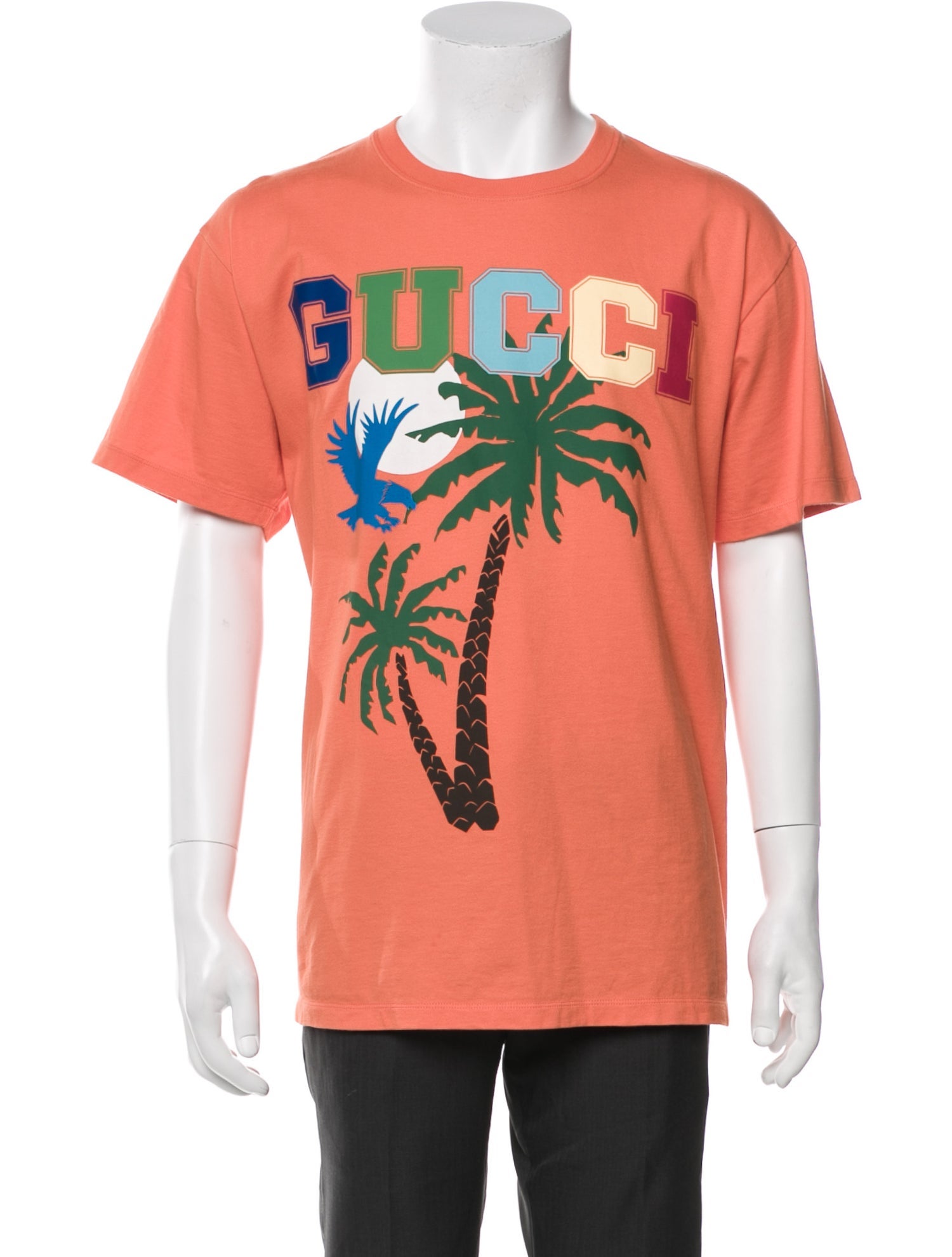 Gucci Graphic Print Crew Neck T-Shirt
