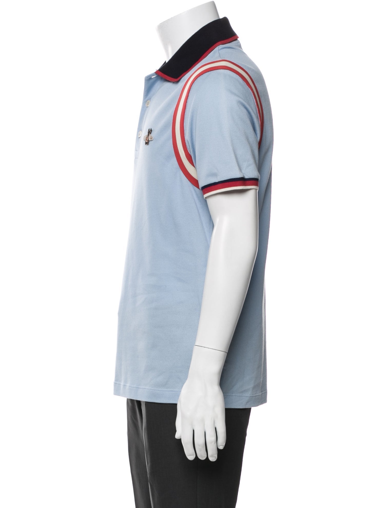 Gucci 2017 Bee Accent Polo Shirt