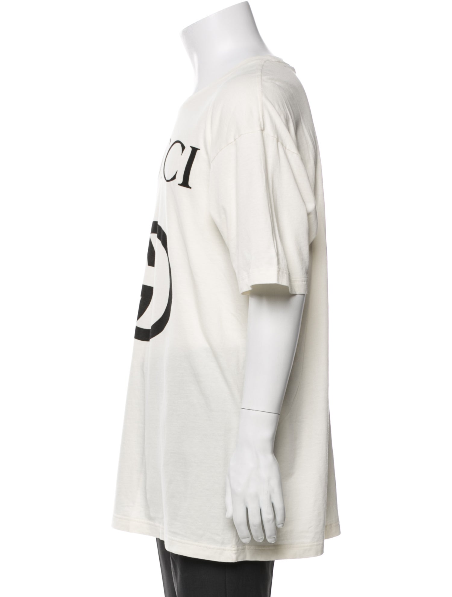 Gucci Interlocking G Logo Scoop Neck T-Shirt w/ Tags