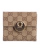 Gucci GG Canvas Canvas Compact Wallet