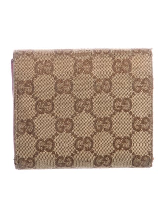 Gucci GG Canvas Canvas Compact Wallet