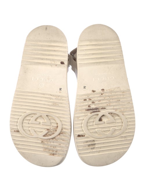 Gucci Double G Logo Rubber Slides