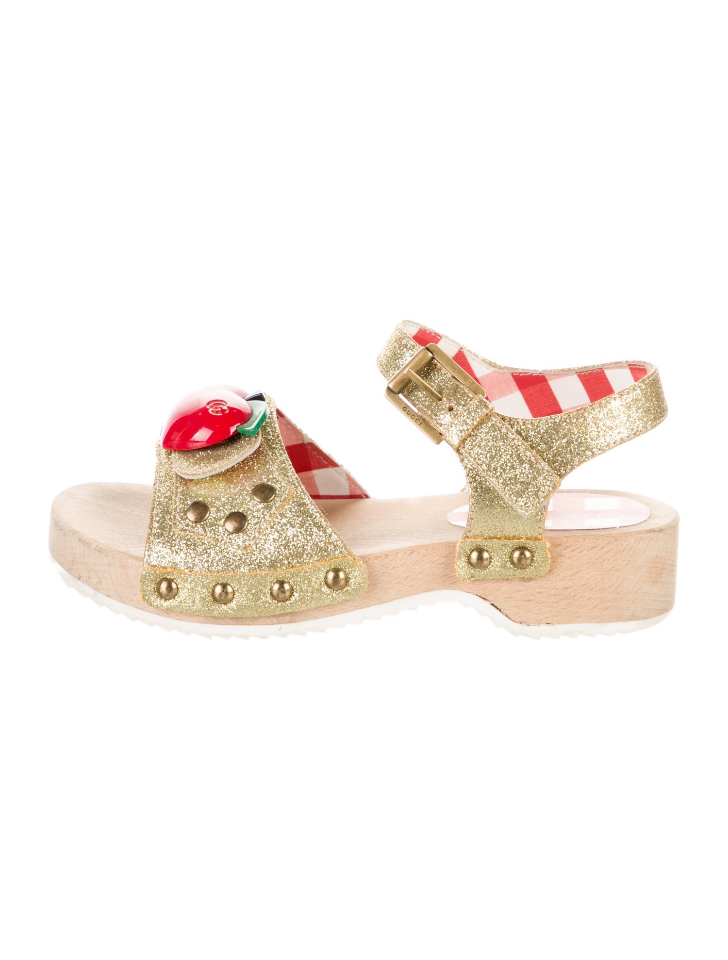 Gucci Girls Platform Strap Sandal