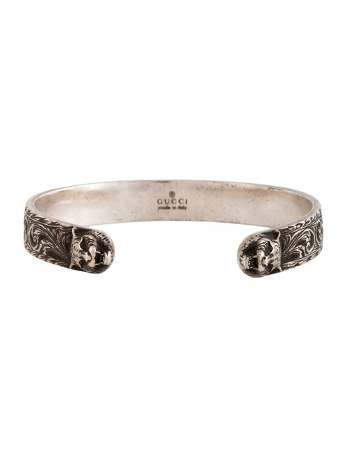 Gucci Feline Head Cuff Bracelet