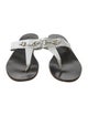 Gucci Horsebit Accent Leather Flip Flops