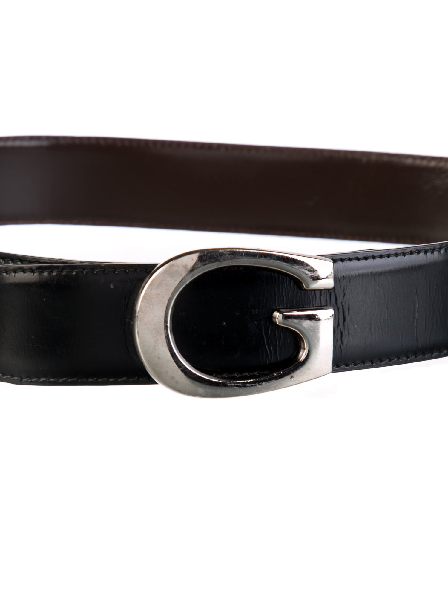Gucci Interlocking G Logo Leather Belt