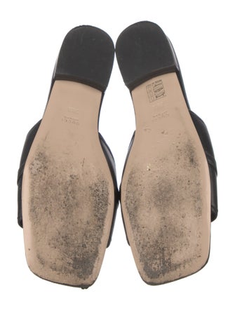 Gucci Horsebit Accent Leather Slides