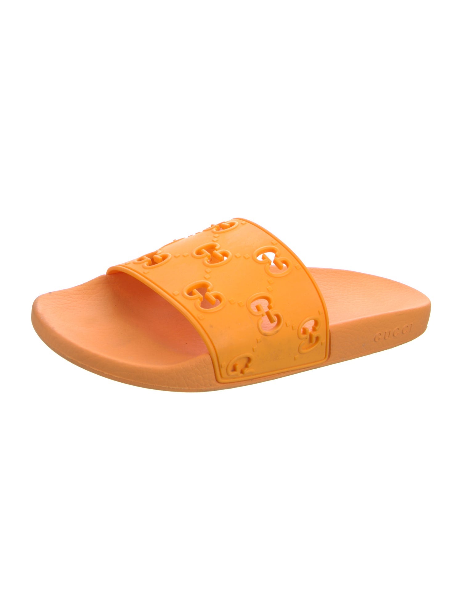 Gucci Rubber Cutout Accent Slides