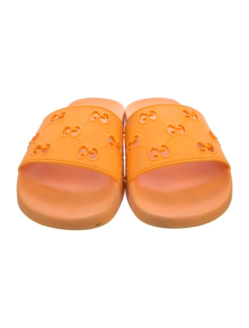 Gucci Rubber Cutout Accent Slides