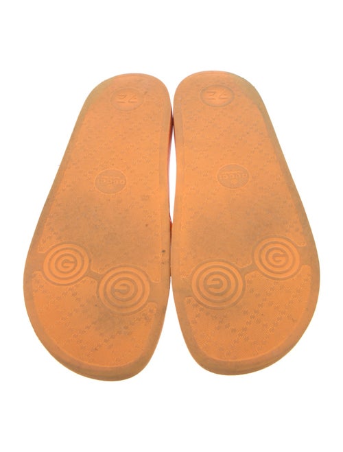 Gucci Rubber Cutout Accent Slides