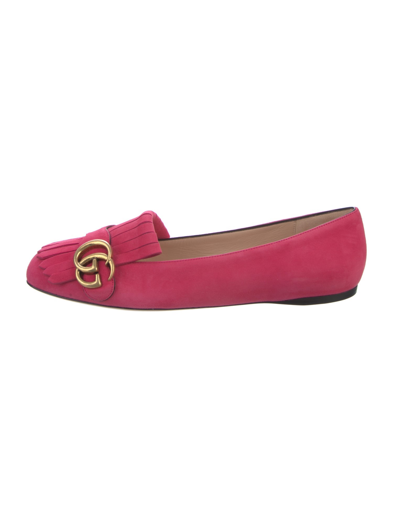 Gucci Running GG Logo Suede Loafers