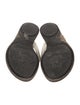 Gucci Double G Logo Leather Slides