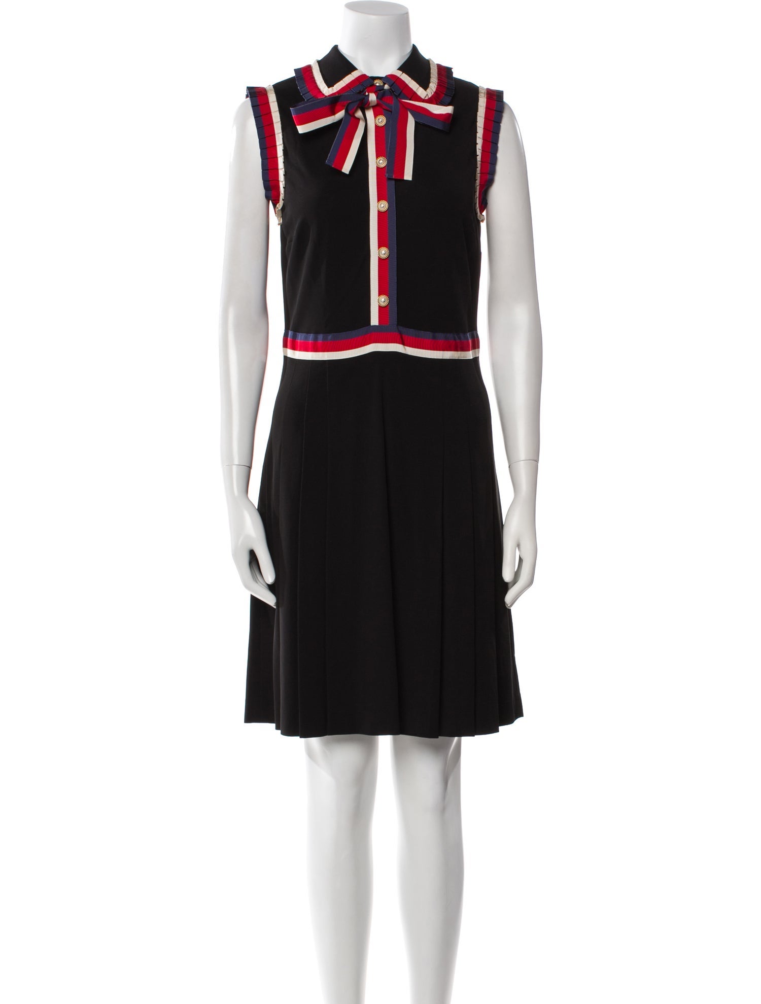 Gucci Crew Neck Knee-Length Dress