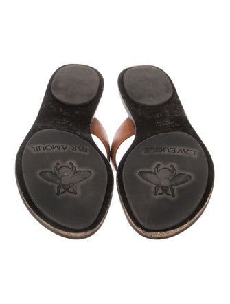 Gucci Double G Logo Leather Slides
