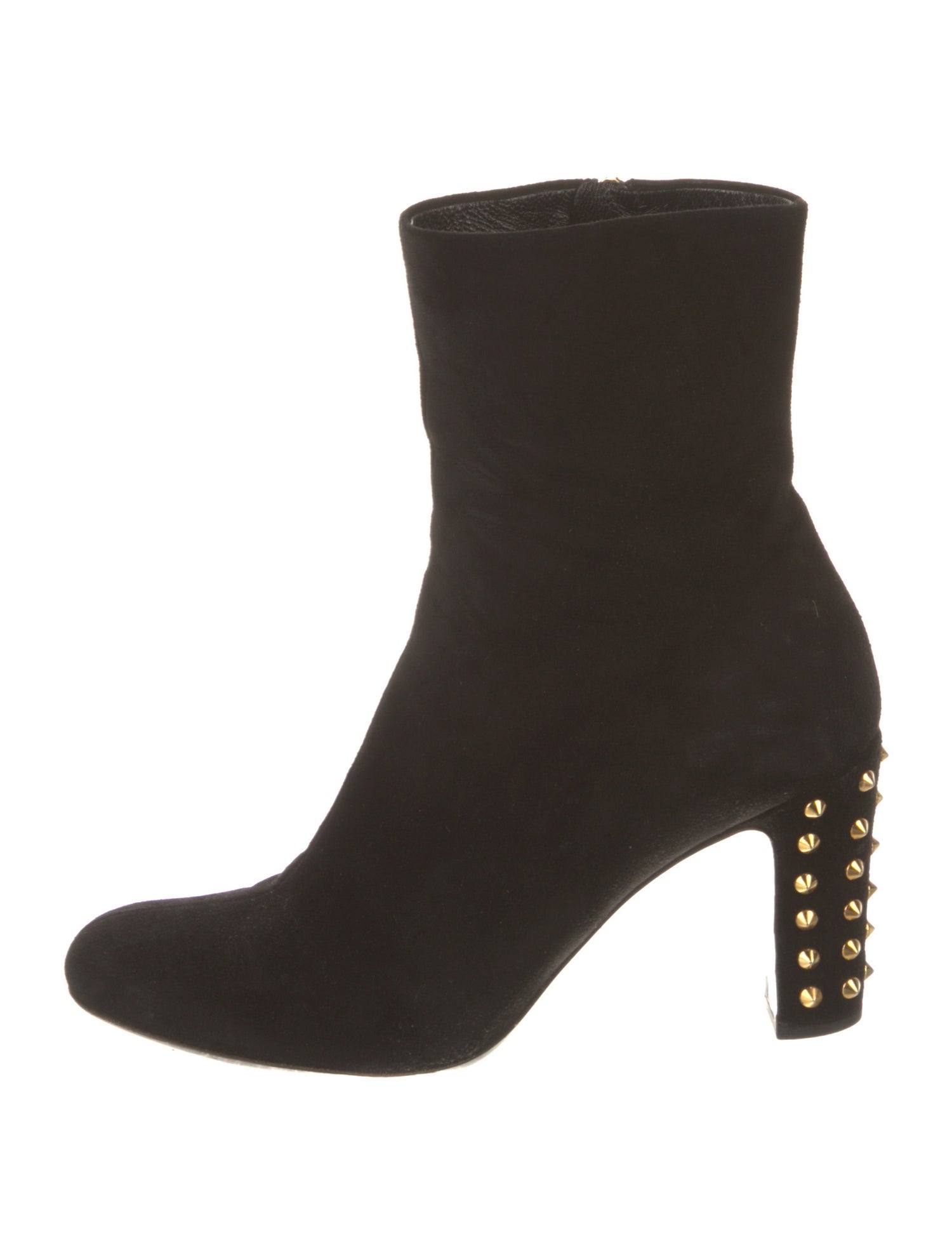 Gucci Suede Studded Accents Boots