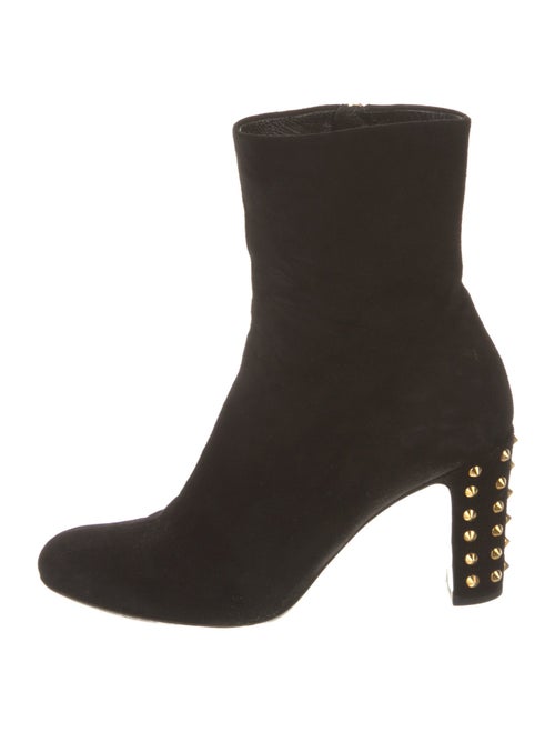 Gucci Suede Studded Accents Boots