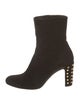 Gucci Suede Studded Accents Boots