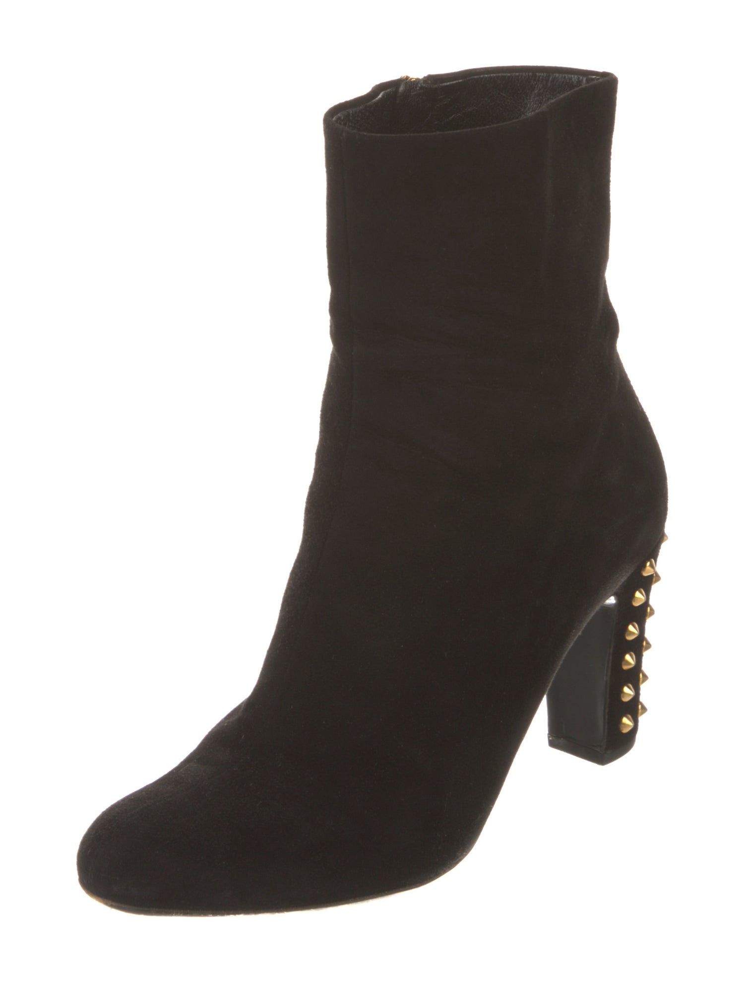 Gucci Suede Studded Accents Boots