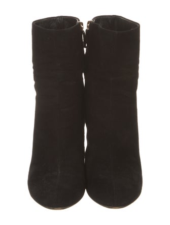 Gucci Suede Studded Accents Boots