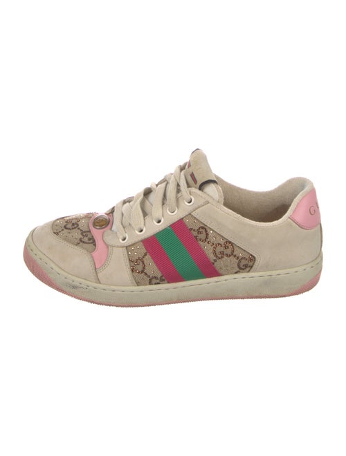 Gucci GG Canvas Suede Sneakers
