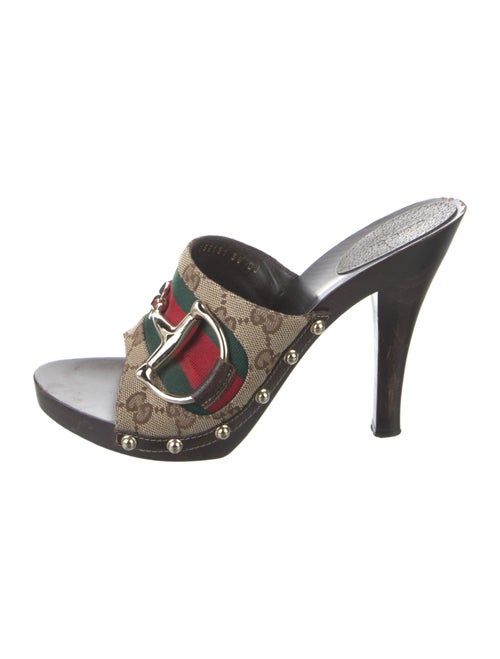 Gucci GG Canvas Canvas Slides