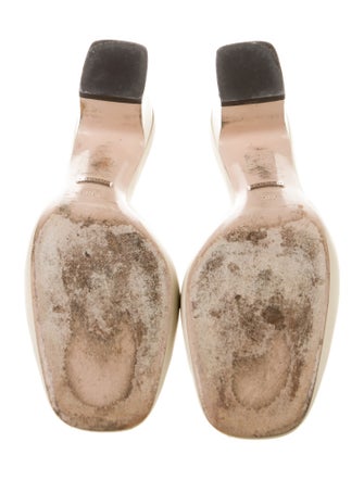 Gucci Leather Crystal Embellishments Mules