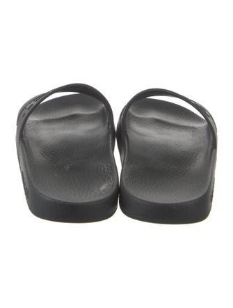 Gucci Interlocking G Logo Rubber Slides