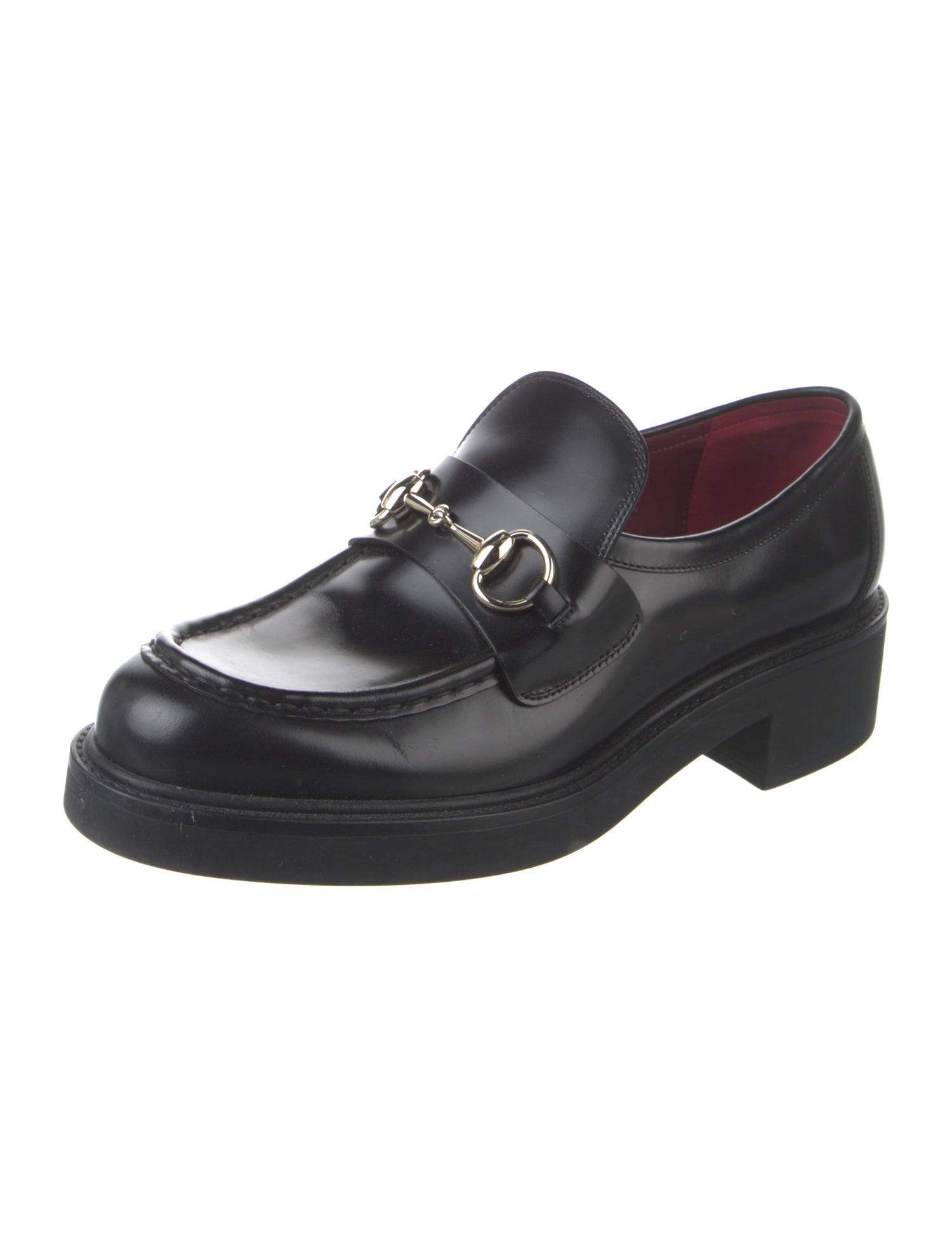 Gucci 1955 Horsebit Accent Leather Loafers