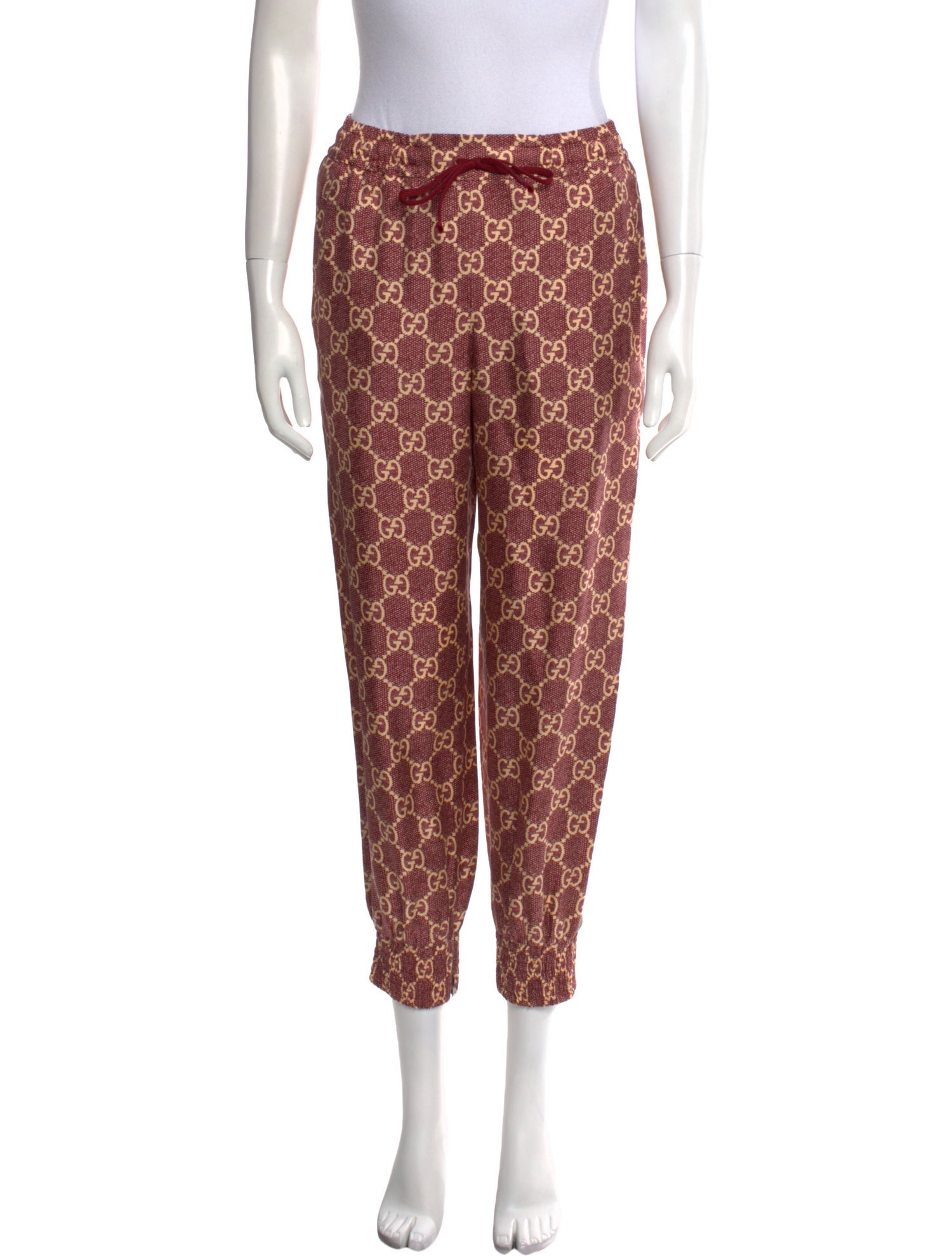 Gucci Silk Skinny Leg Pants