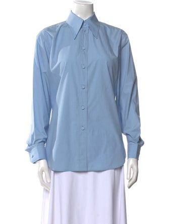 Gucci 2023 Long Sleeve Button-Up Top