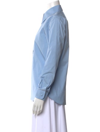 Gucci 2023 Long Sleeve Button-Up Top