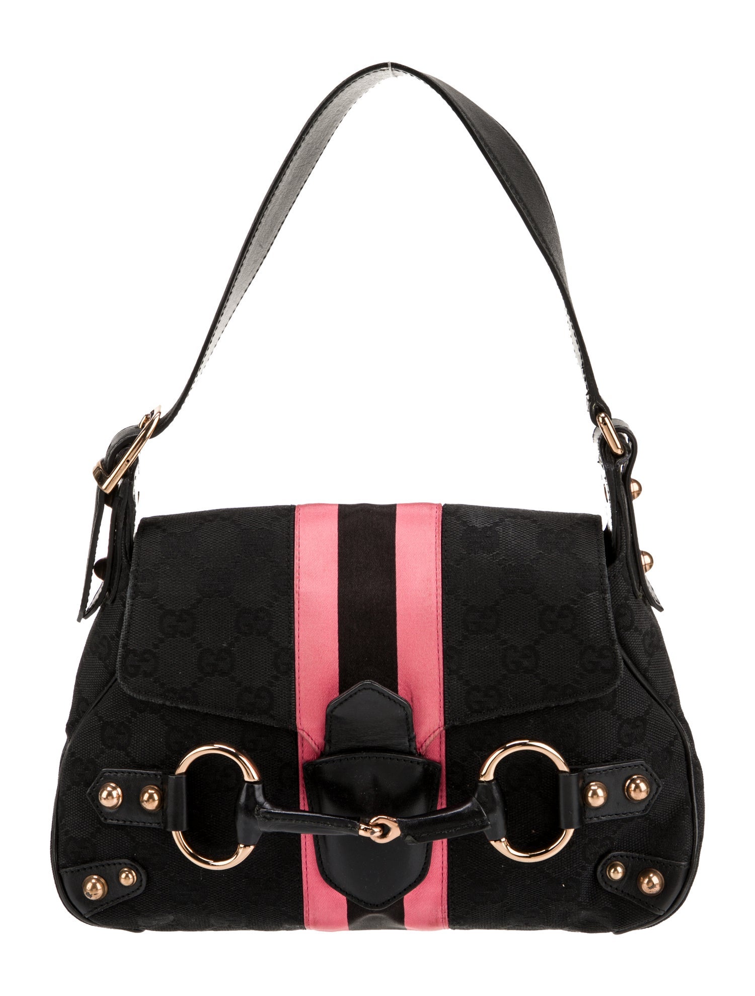 Gucci GG Canvas Horsebit Chain