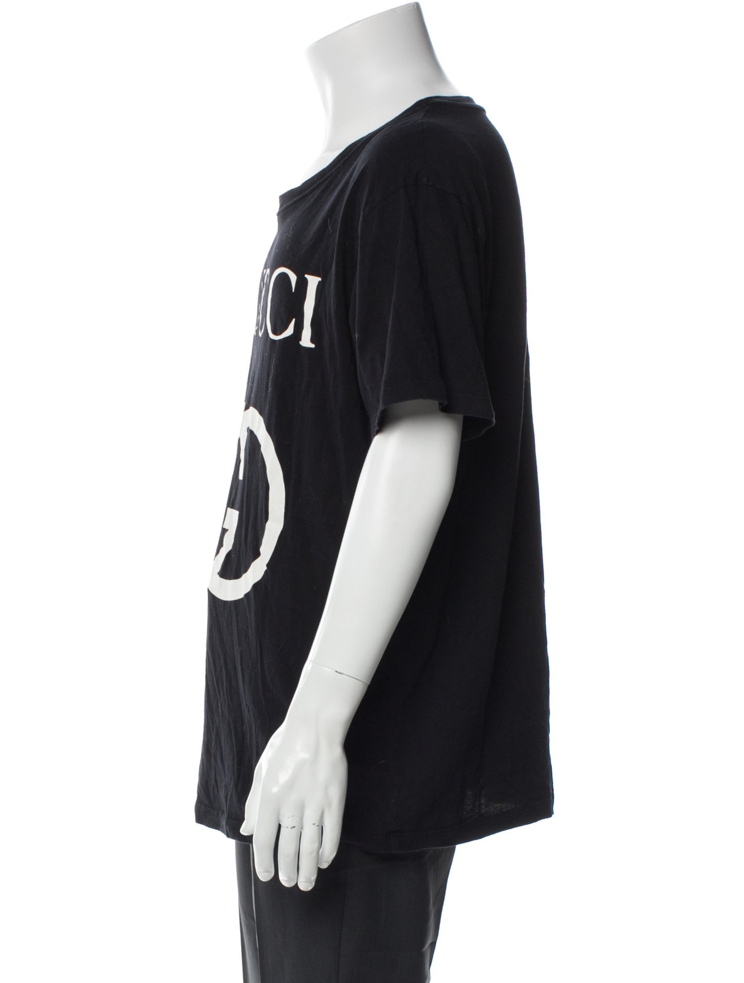 Gucci Interlocking G Logo Scoop Neck T-Shirt