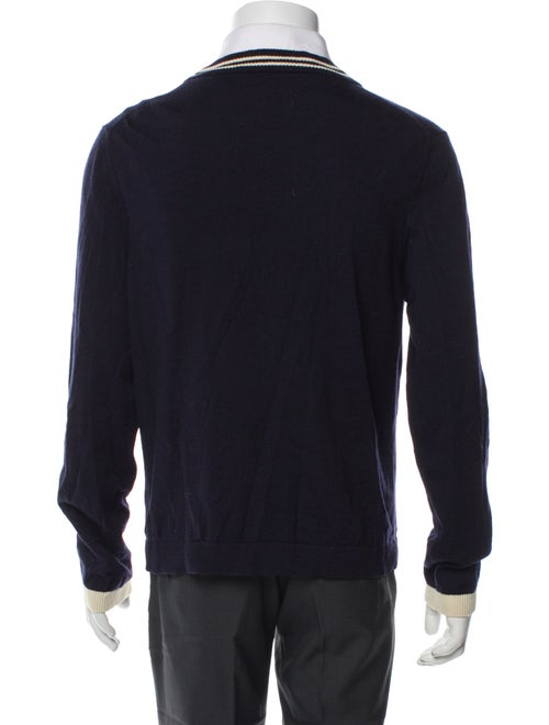 Gucci Web Accent Wool Cardigan