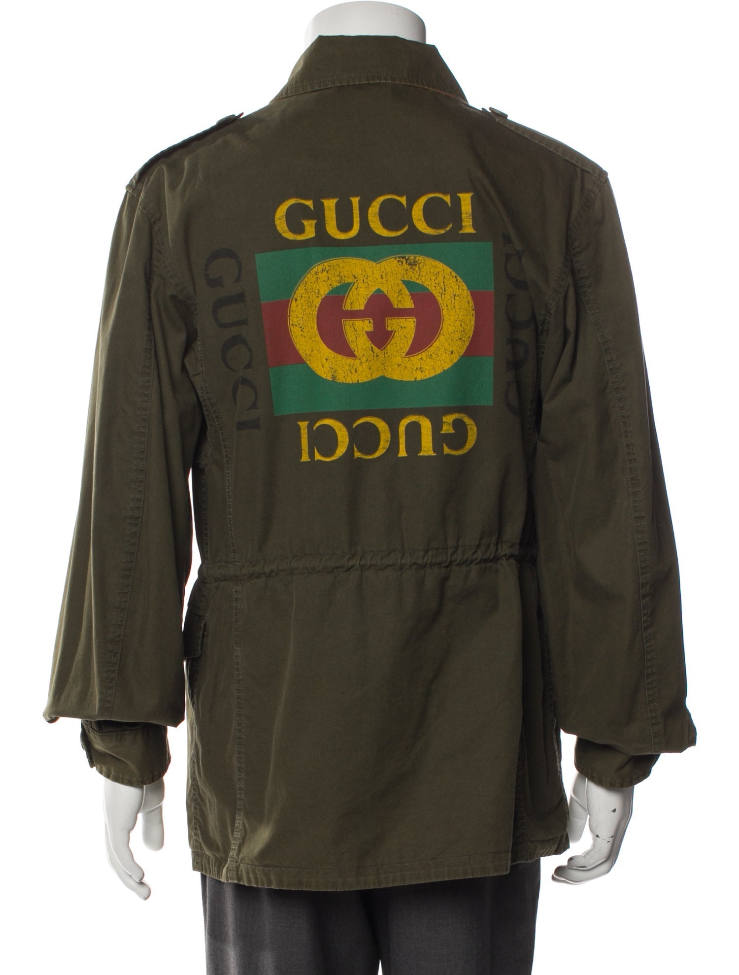 Gucci Web Accent Utility Jacket