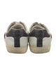 Gucci Web Accent Leather Sneakers