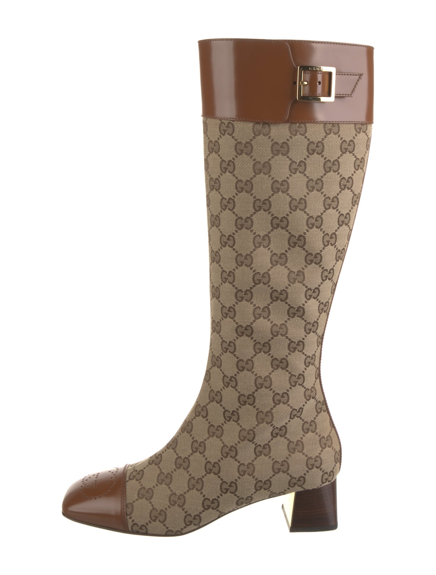 Gucci GG Canvas Canvas Rain Boots