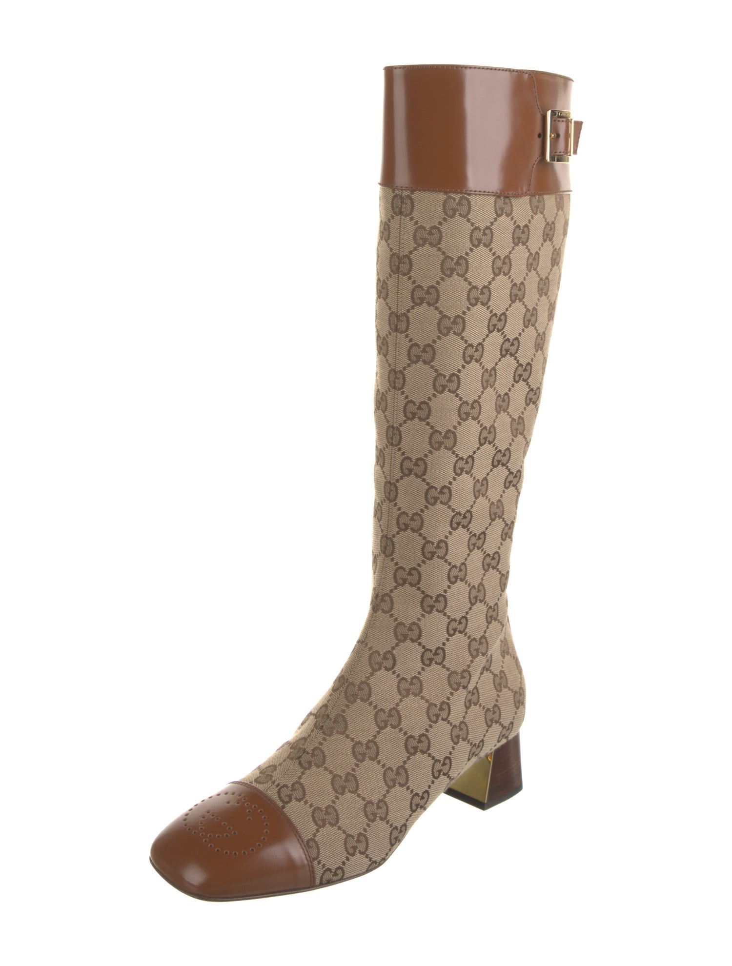 Gucci GG Canvas Canvas Rain Boots