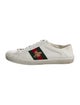 Gucci Web Accent Leather Sneakers