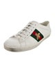 Gucci Web Accent Leather Sneakers