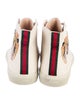 Gucci Web Accent Leather Sneakers
