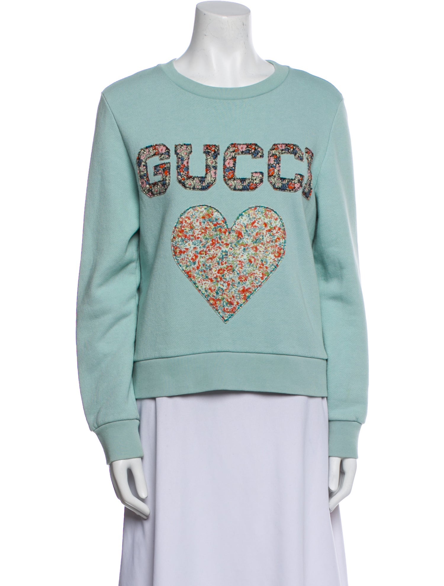 Gucci Graphic Print Crew Neck Sweatshirt