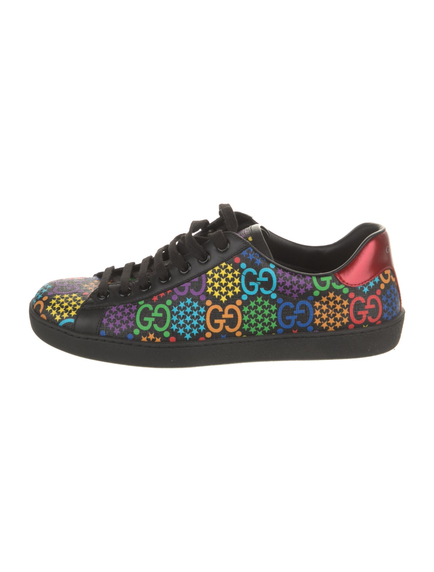 Gucci GG Psychedelic Leather Sneakers