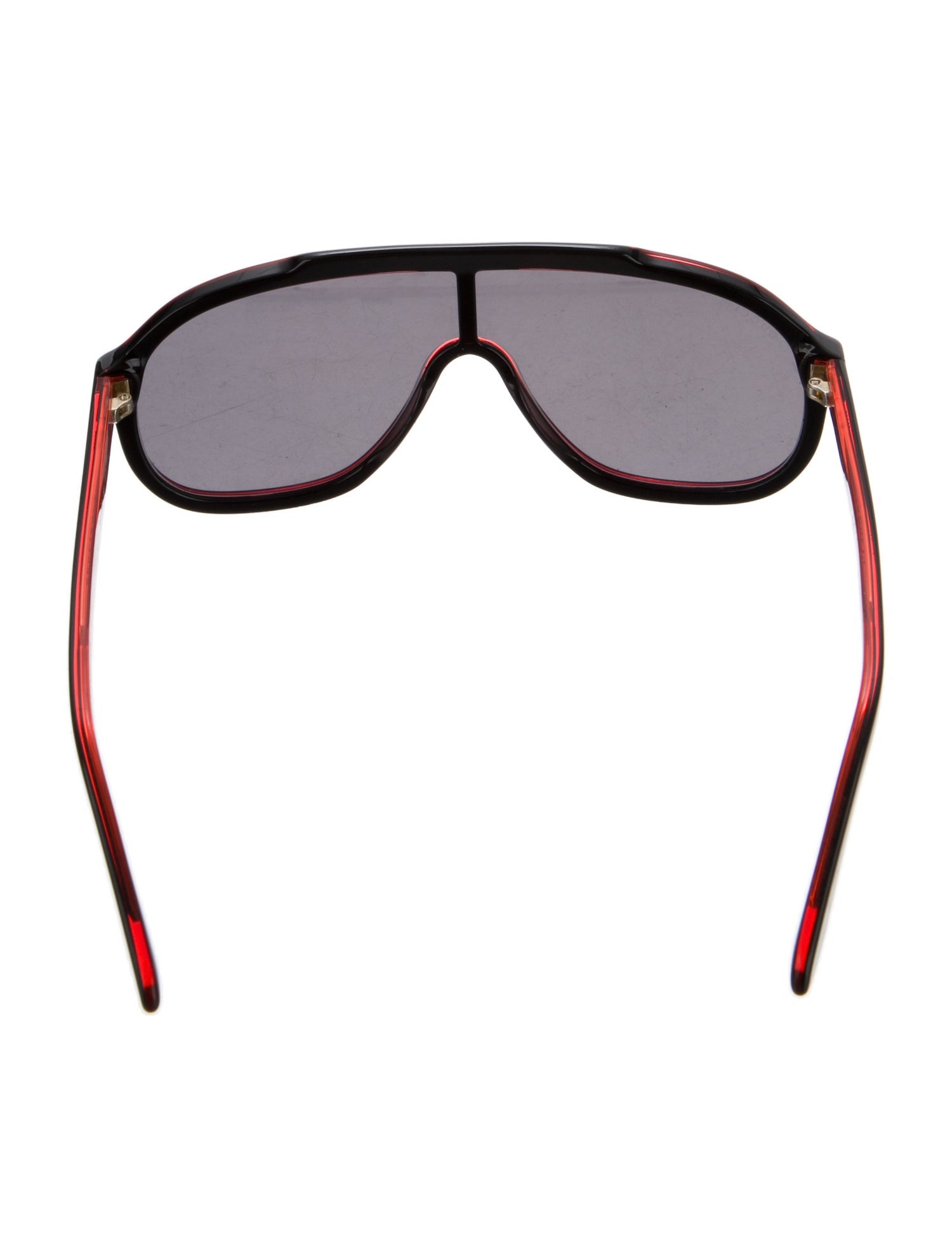 Gucci Web Accent Shield Sunglasses