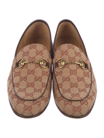 Gucci GG Canvas Canvas Loafers